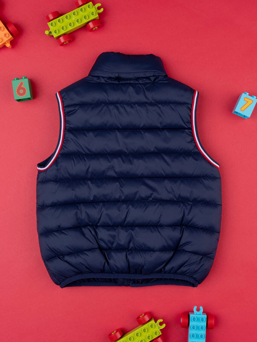 Gilet smanicato rapaz azul - Prénatal