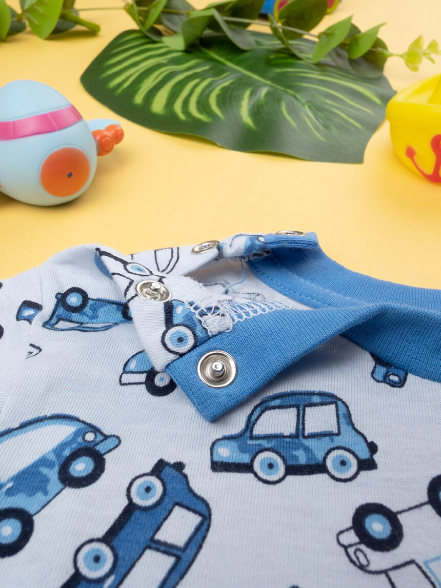 Pijama de duas peças em azul bebé - Prénatal