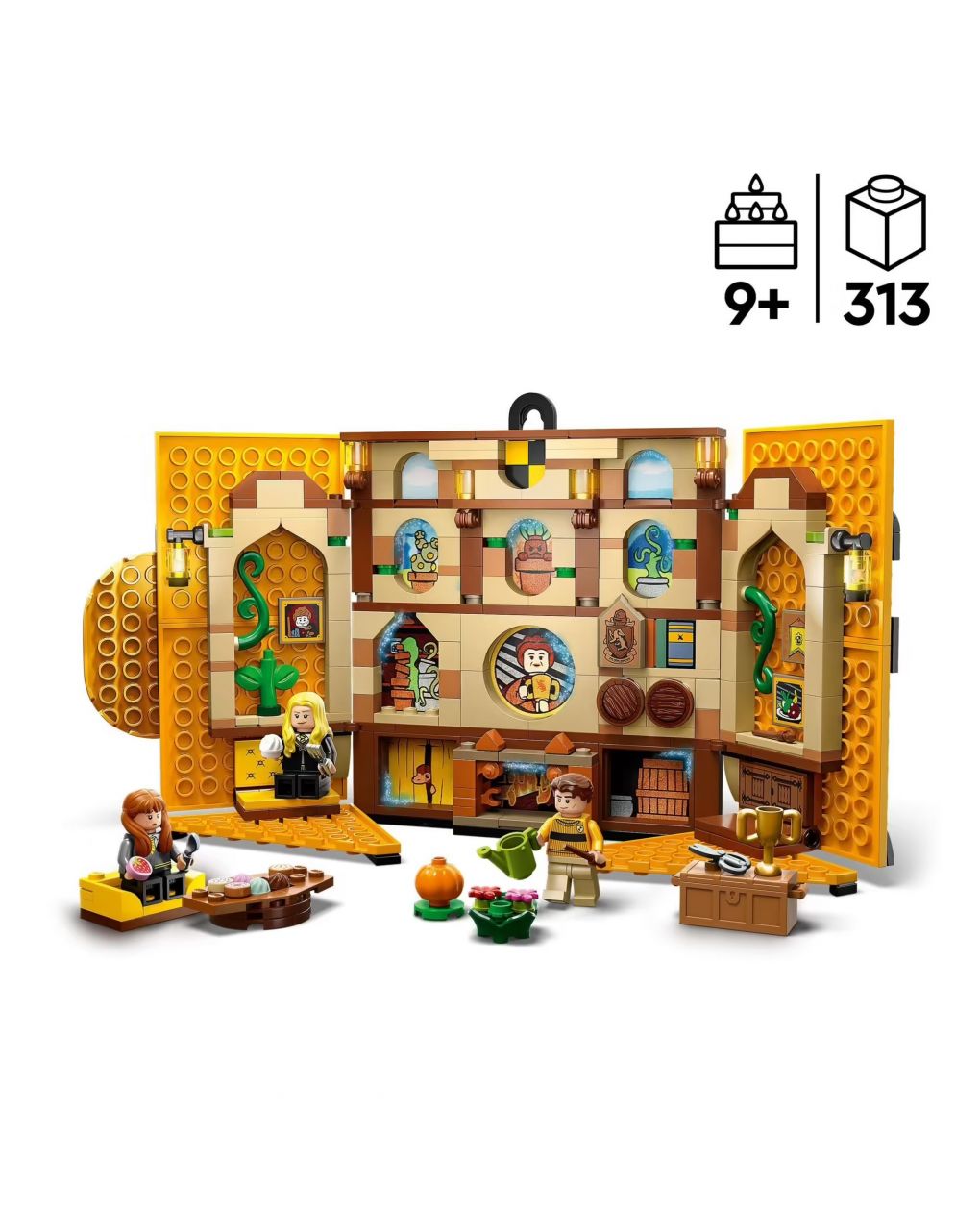 Taxidermy house banner wall - hogwarts castle castelo sala comum 76412 - lego harry oleiro - LEGO