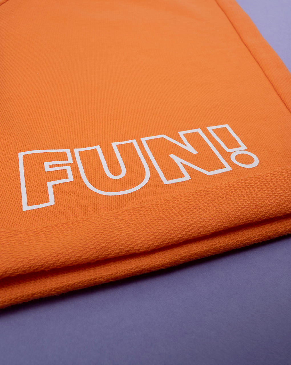 Calções de menino laranja com estampado - Prénatal