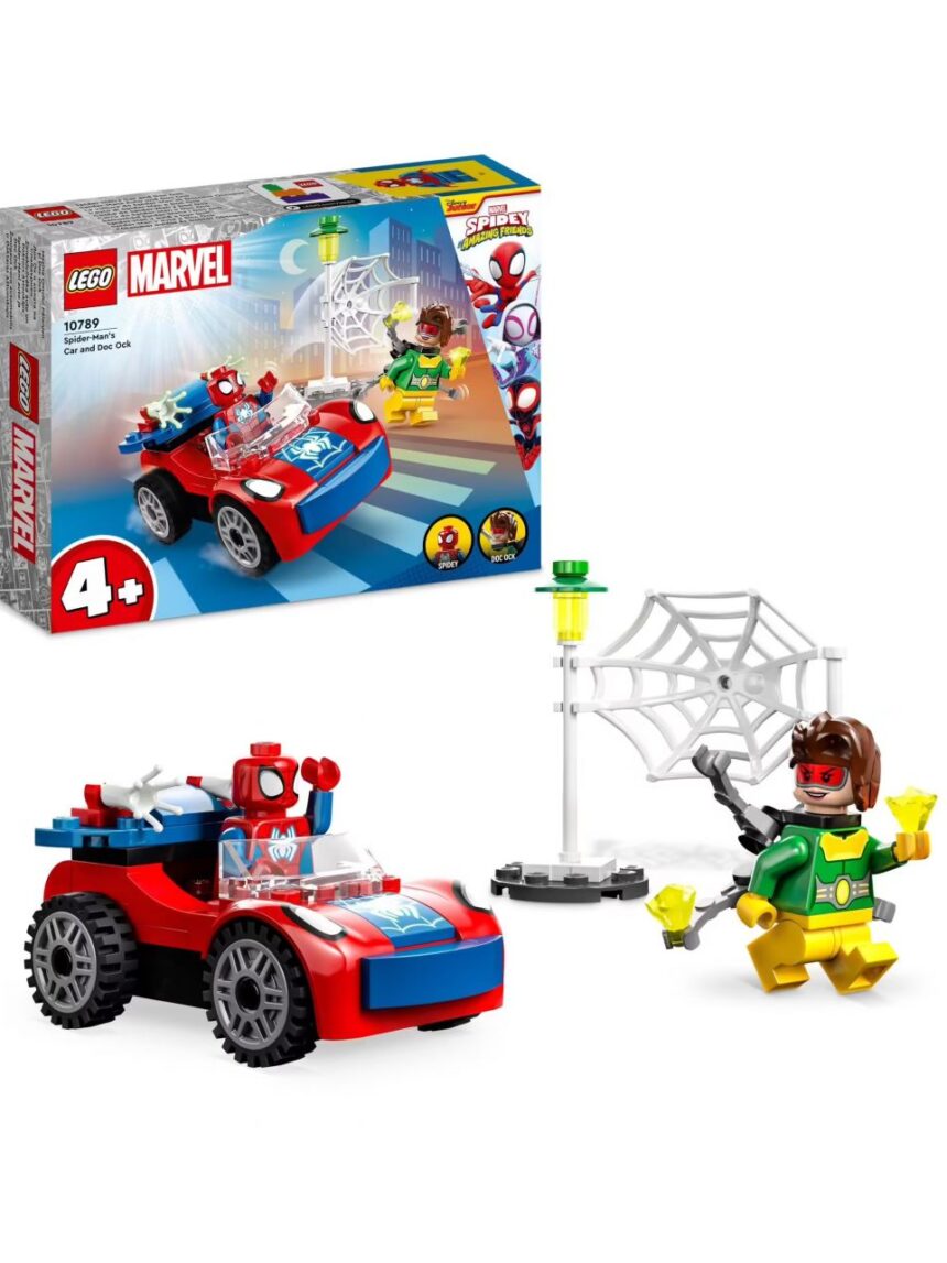 Spider-man e doc ock's car - spidey e os seus fantásticos amigos - lego marvel - Spidey