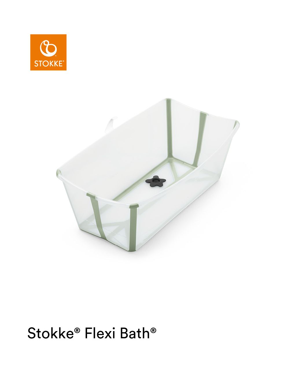 Stokke® flexxi bath® trasparent green - Stokke