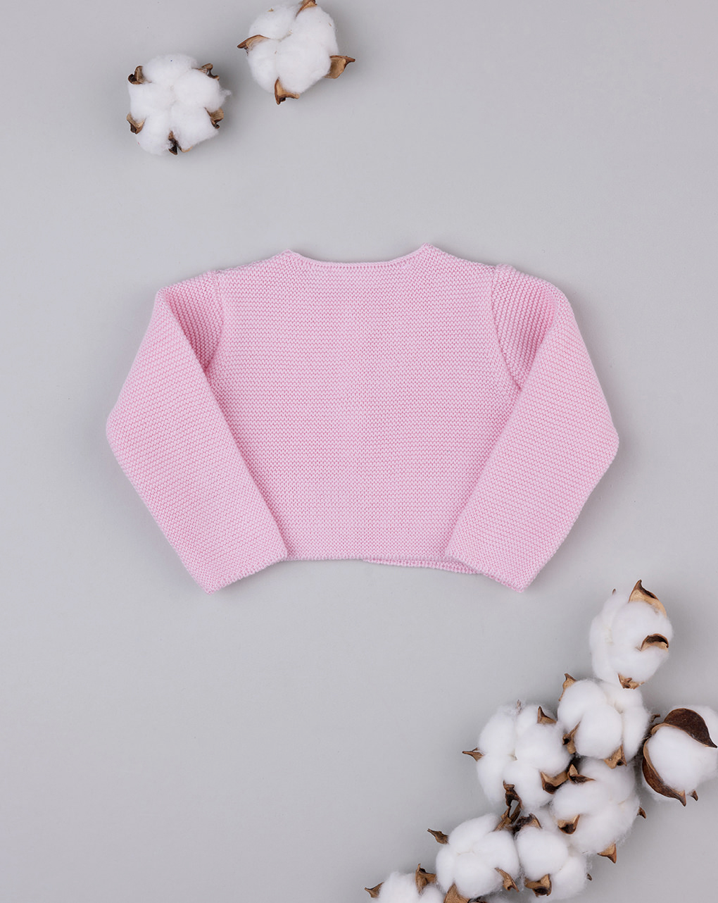Cardigã de tricot rosa claro - Prénatal
