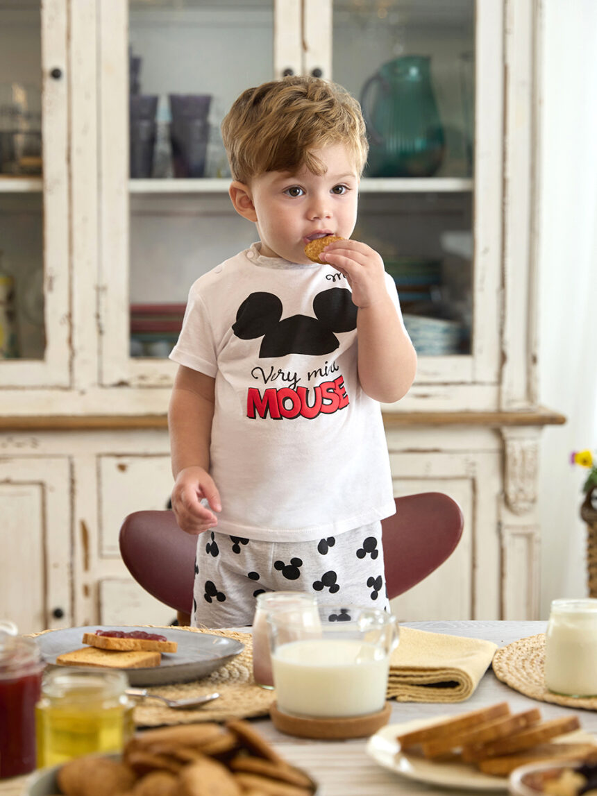 Pijama curto disney mickey mouse de 2 peças para rapaz - Prénatal