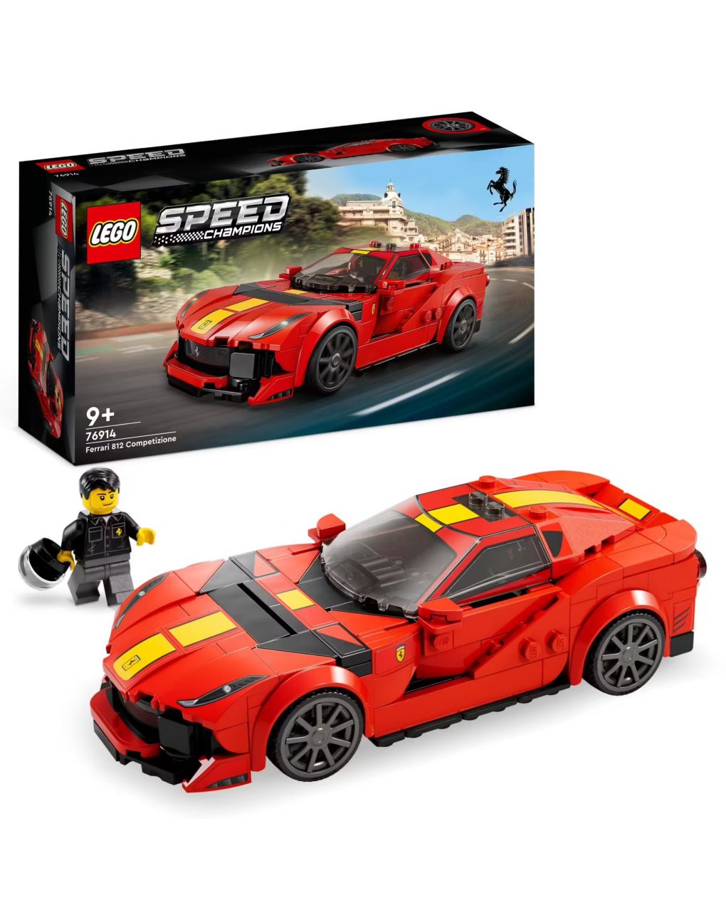 Ferrari 812 competizione - colecionável 2023 - campeões de velocidade lego - Lego Speed Champions