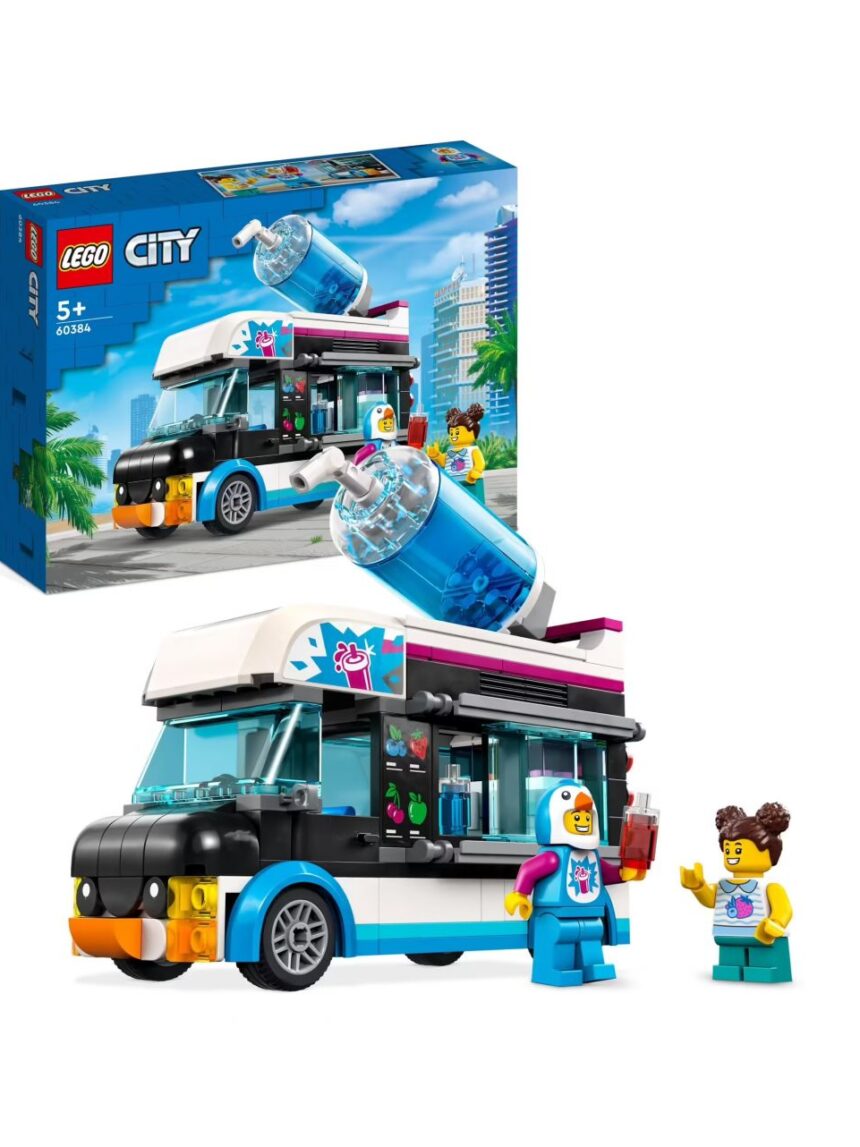 A carrinha de lama do pinguim - camião de brincar com minifigure - lego city - LEGO