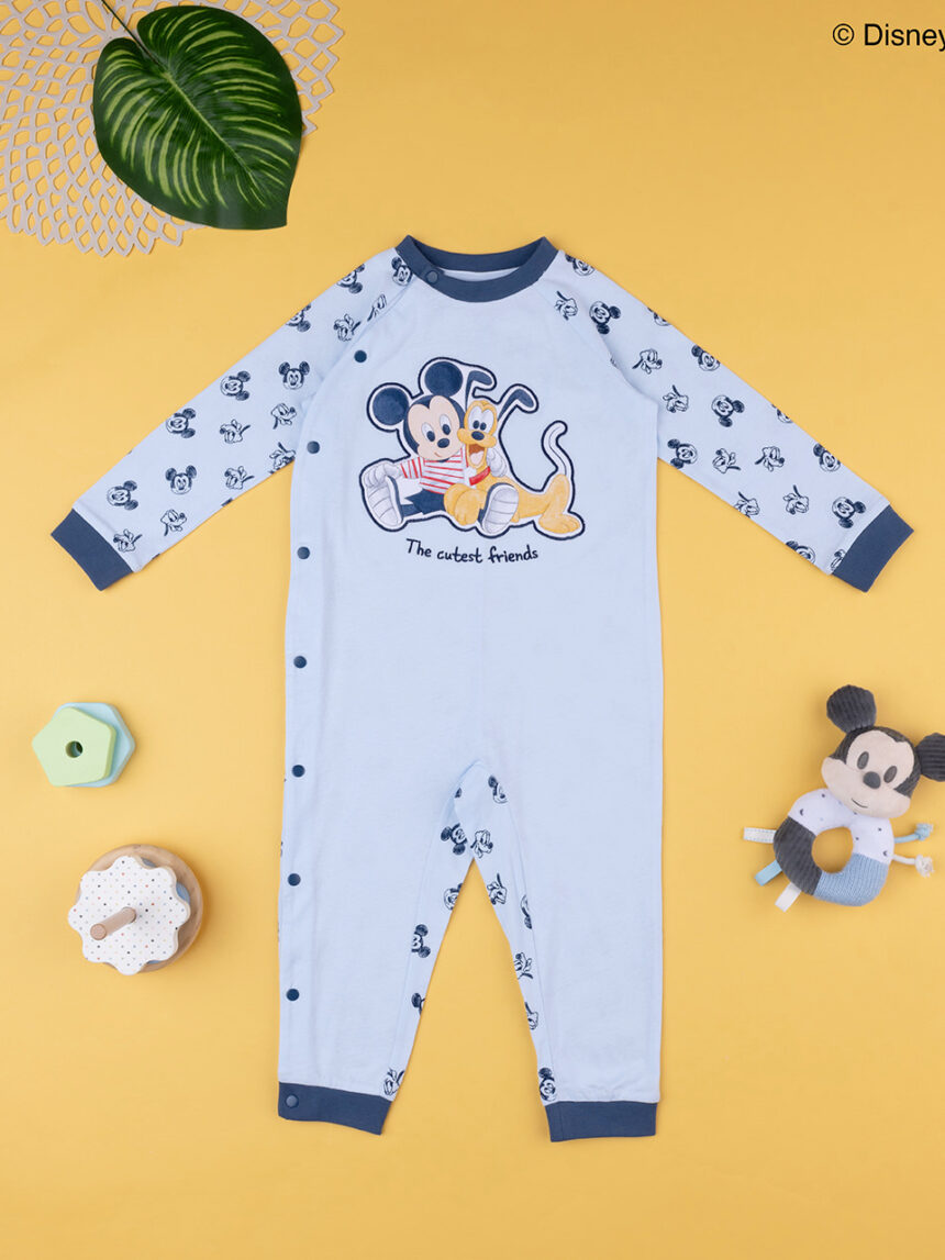 Pijama longo para bebé disney mickey mouse - Prénatal
