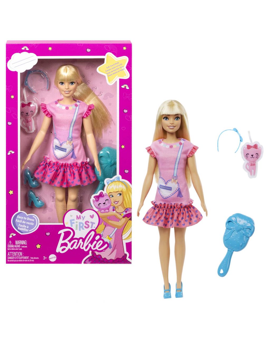 Boneca Barbie gravida vestido vermelho