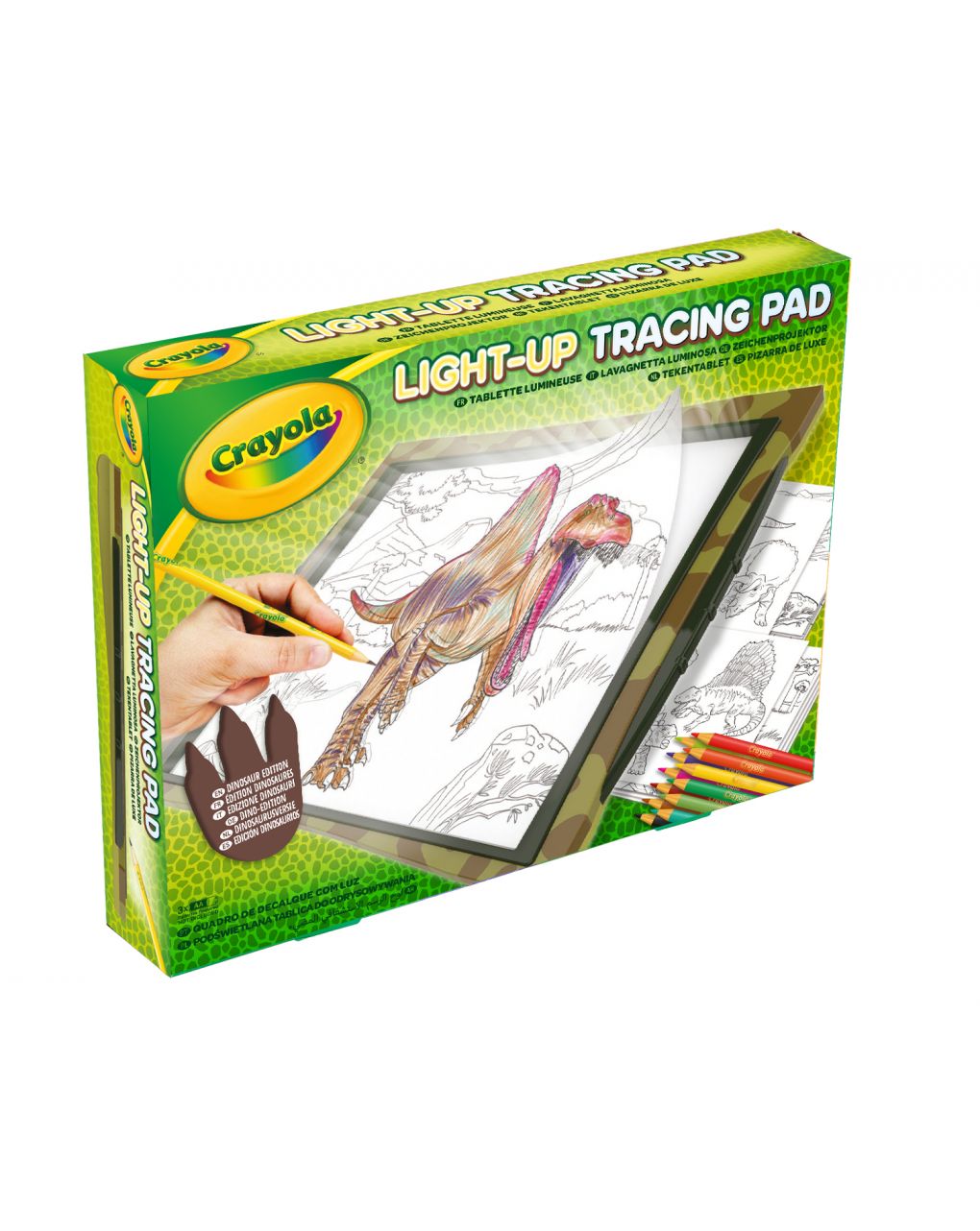Painel luminoso dinossauro 74-7497 - lápis de cera - Crayola