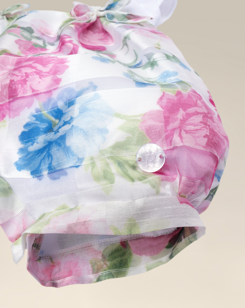 Lâmina de bebé em tecido floral devoré - Prénatal