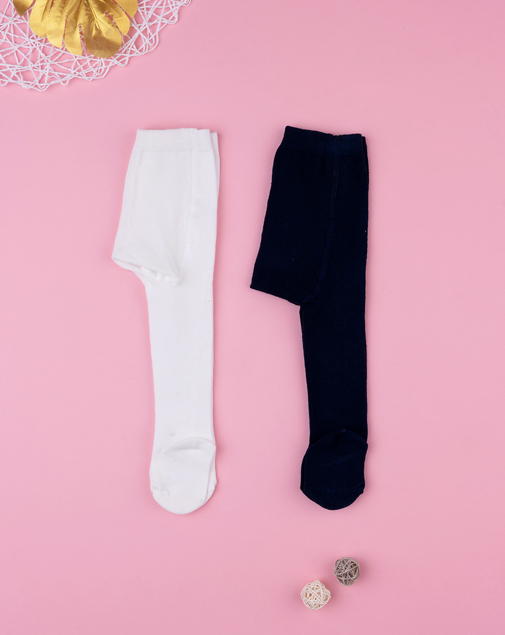 Pack 2 meias-calças de algodão feminino - Prénatal