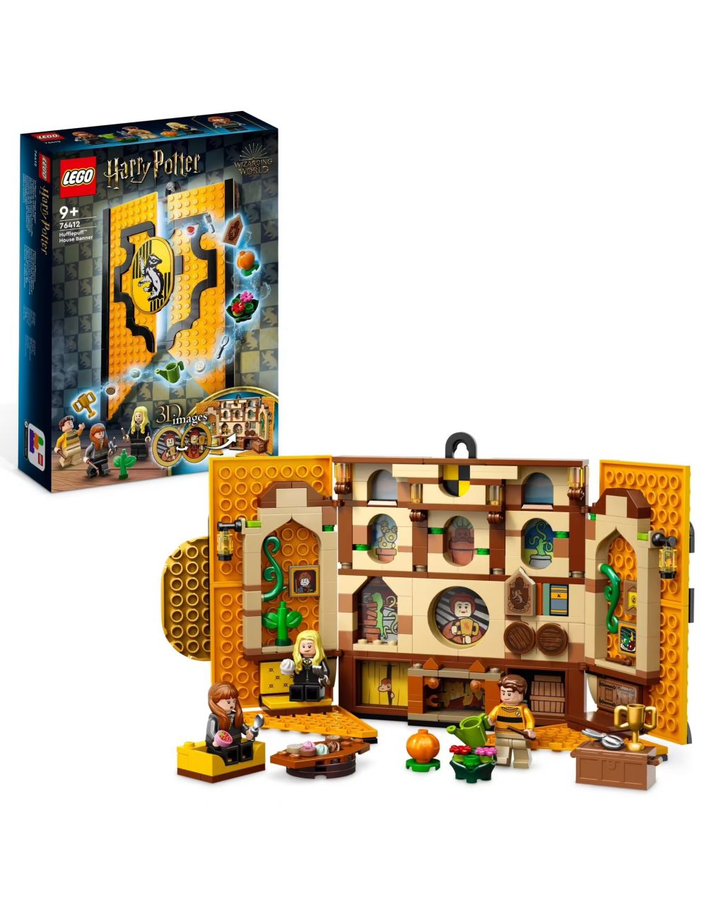 Taxidermy house banner wall - hogwarts castle castelo sala comum 76412 - lego harry oleiro - LEGO