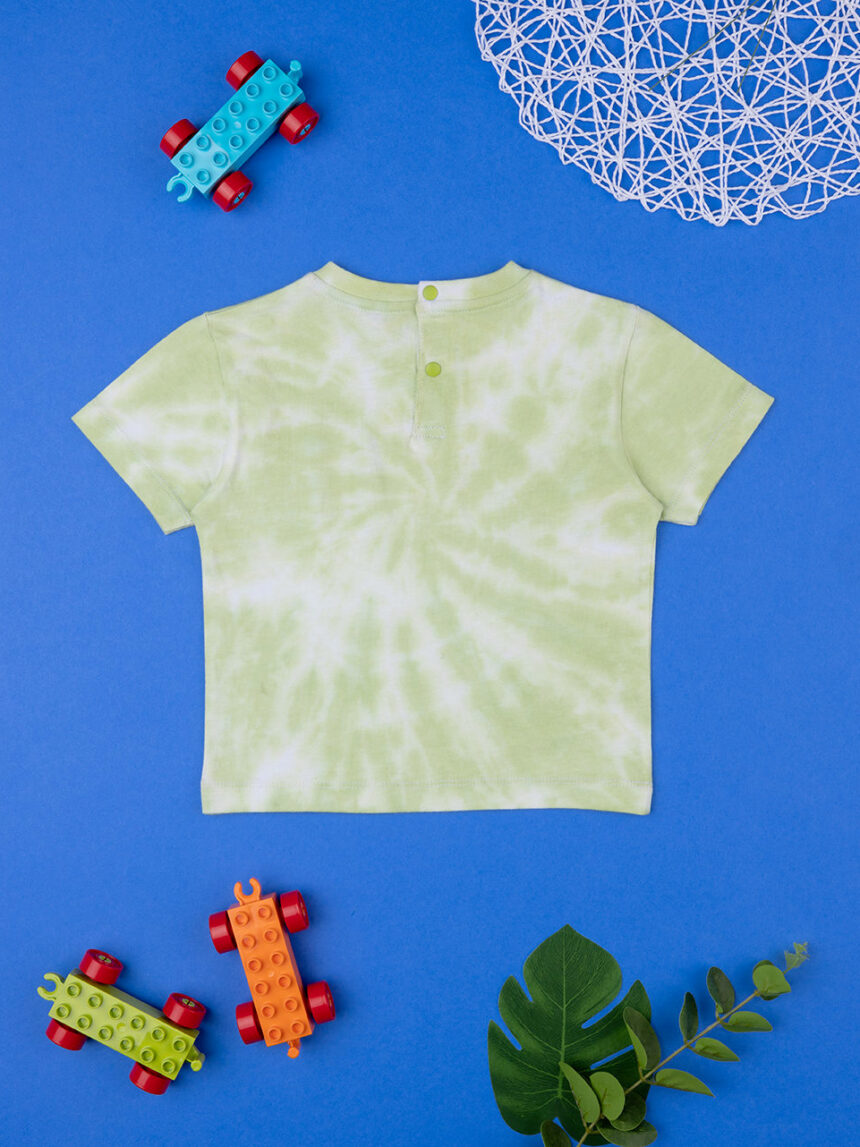 T-shirt de meia manga para crianças tie-dye - Prénatal
