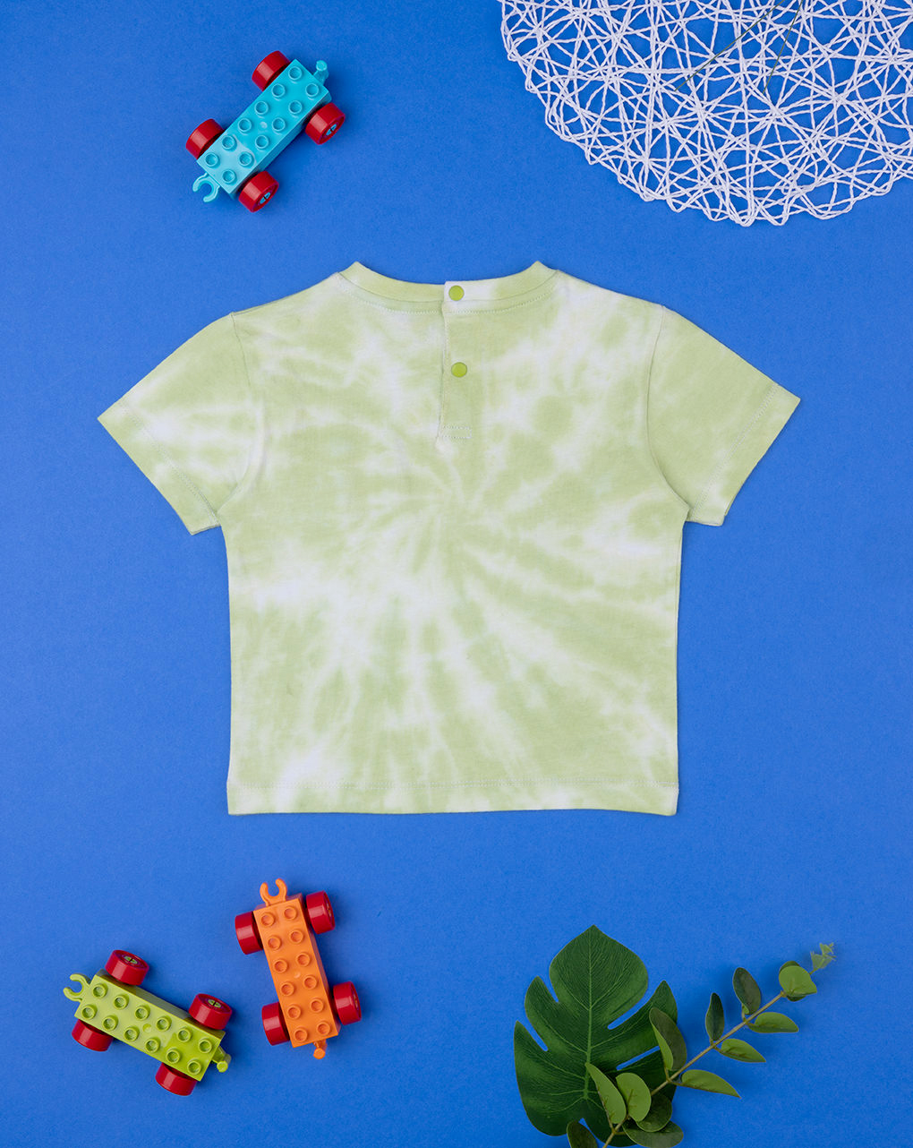 T-shirt de meia manga para crianças tie-dye - Prénatal