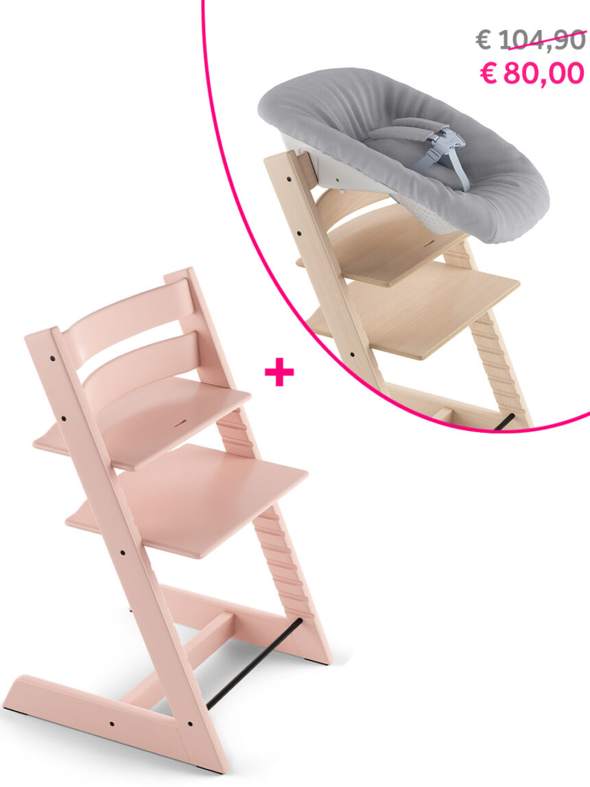 Stokke® bundle tripp serene pink + newborn set a um preço especial -