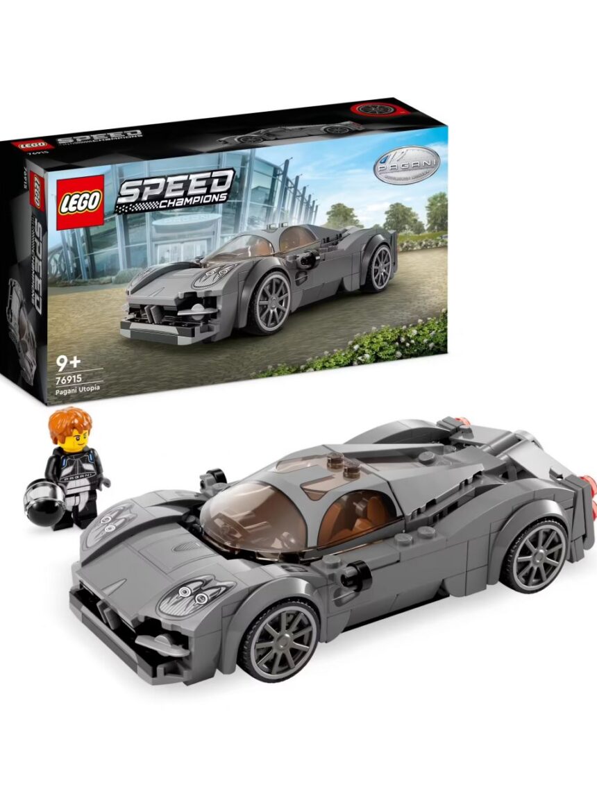 Utopia pagã - modelo italiano de carro hipercarro - colecionável 2023 - lego speed champions - Lego Speed Champions