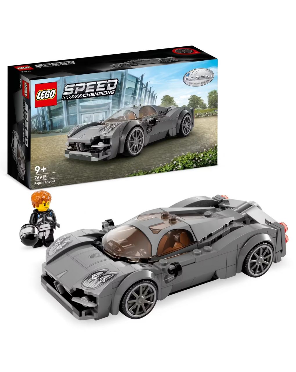 Utopia pagã - modelo italiano de carro hipercarro - colecionável 2023 - lego speed champions - Lego Speed Champions