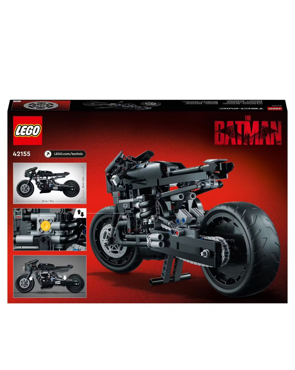 Brinquedo de coleccionador de motocicletas - filme 2022 - lego technic the batman - LEGO