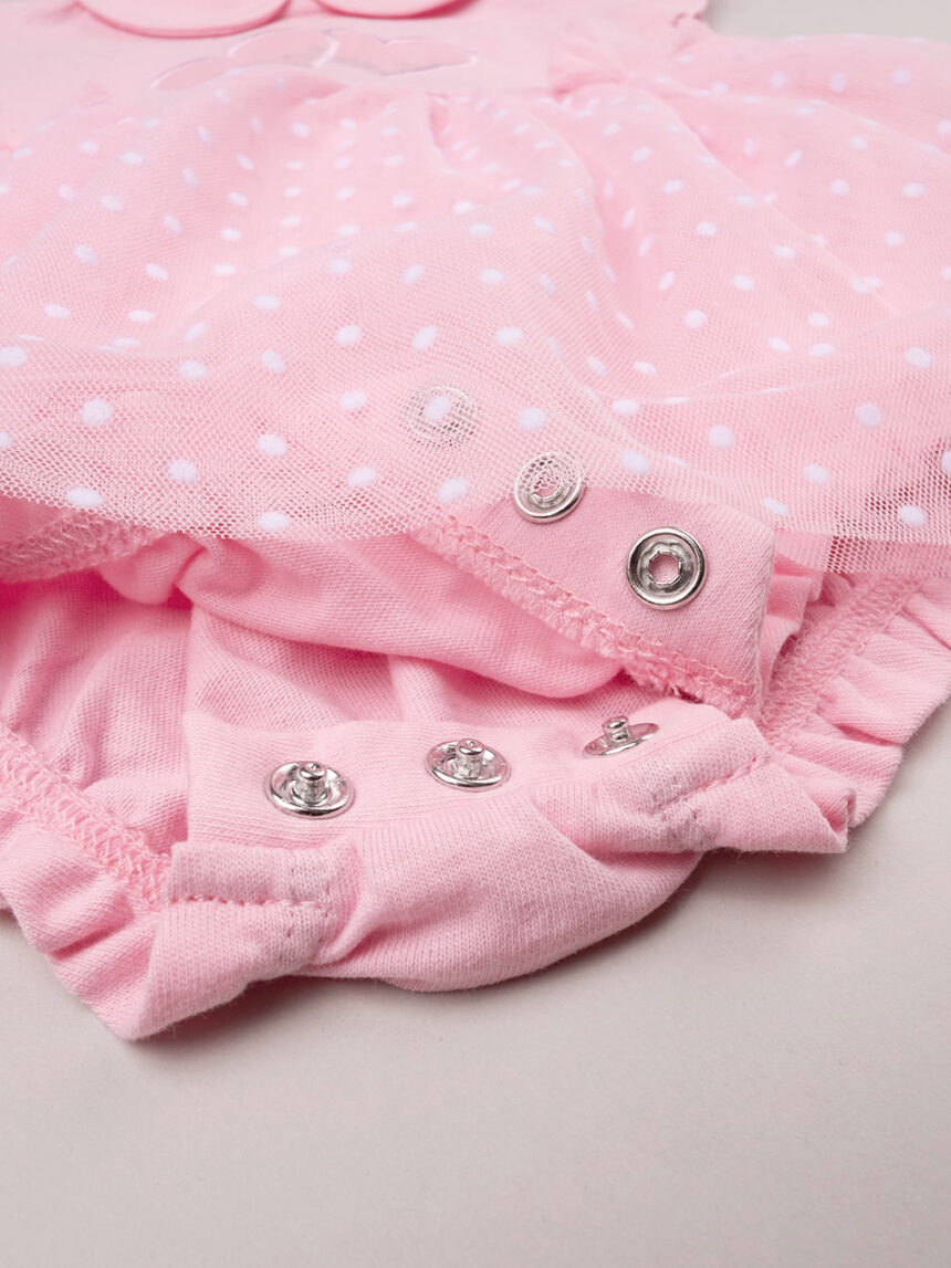 Lâmina rosa bebé com tule - Prénatal