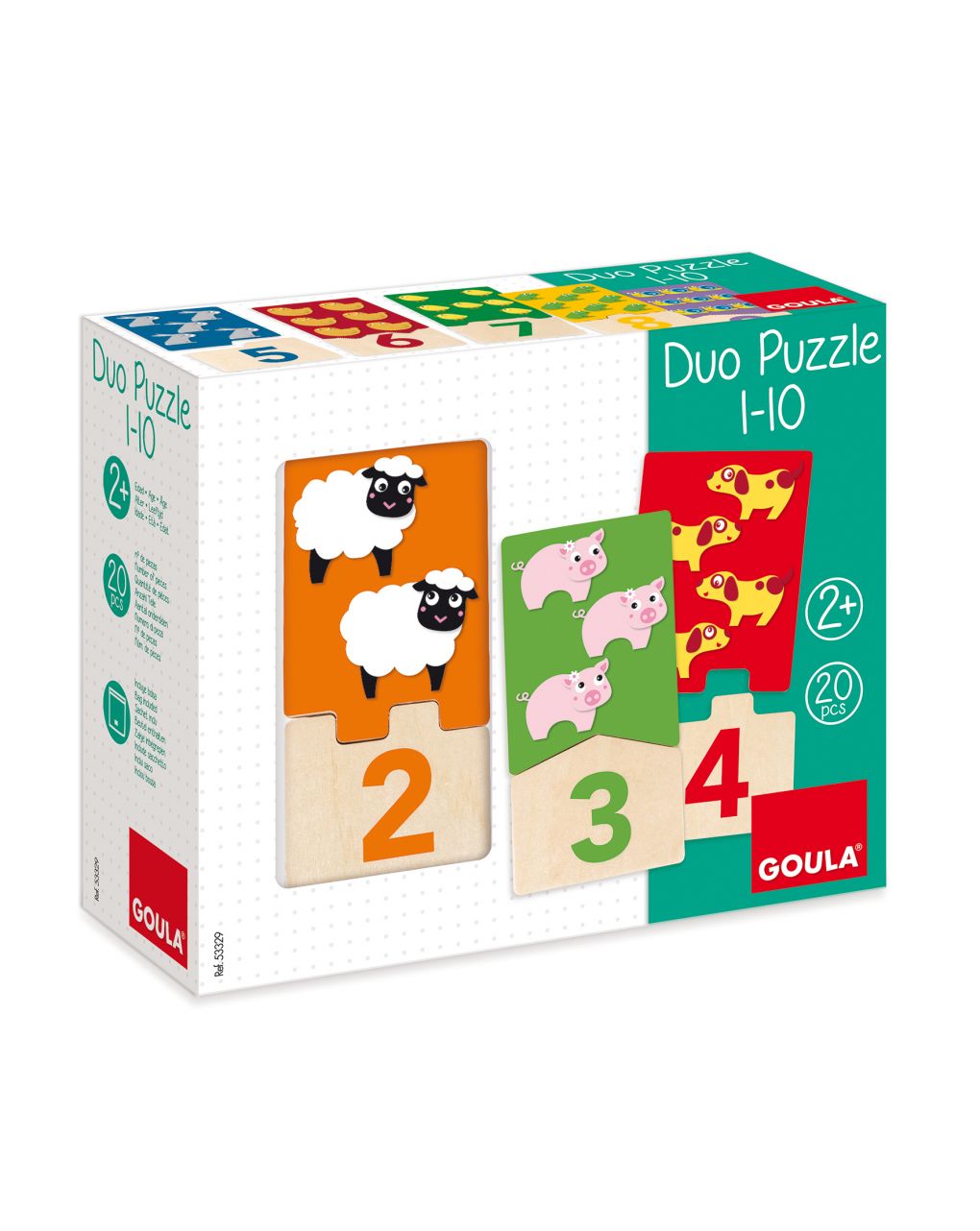 Duo puzzle 1-10 - goula - Goula