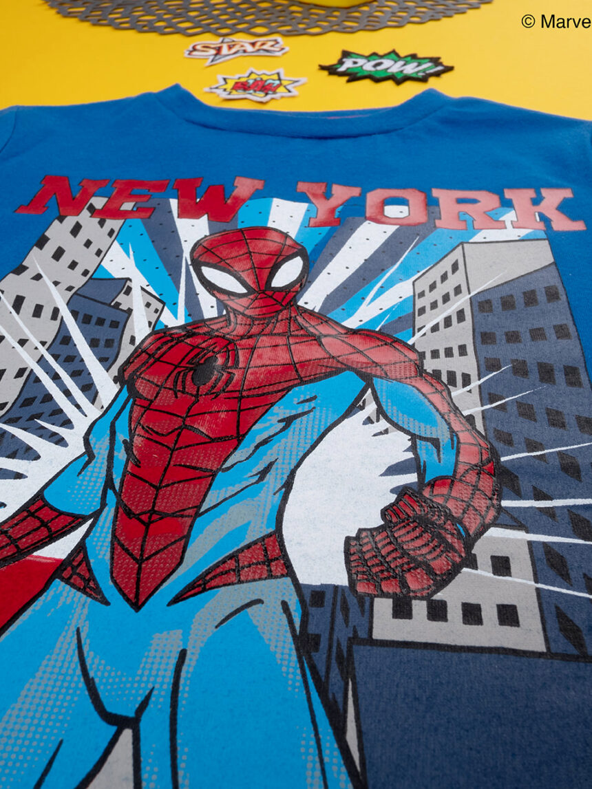T-shirt dupla spiederman de manga comprida do rapaz - Prénatal
