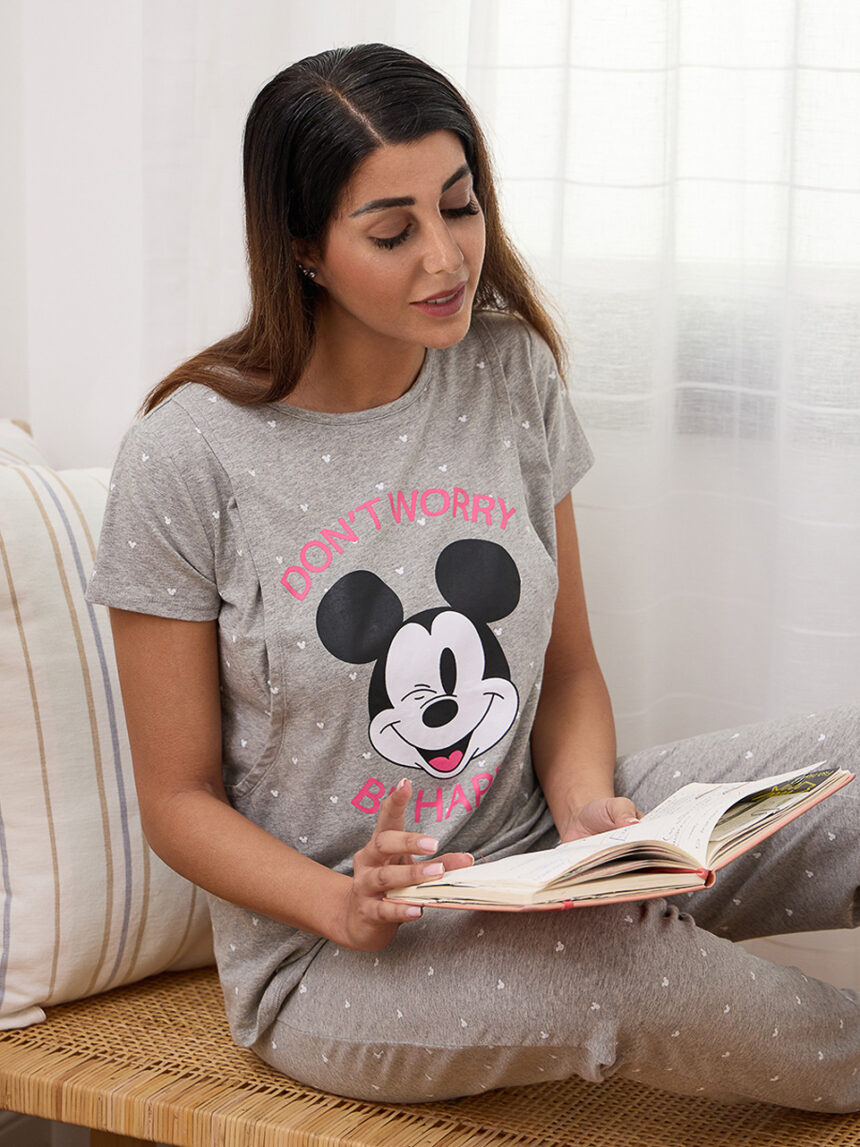 Pijama de enfermagem para ratos mikey mouse - Prénatal
