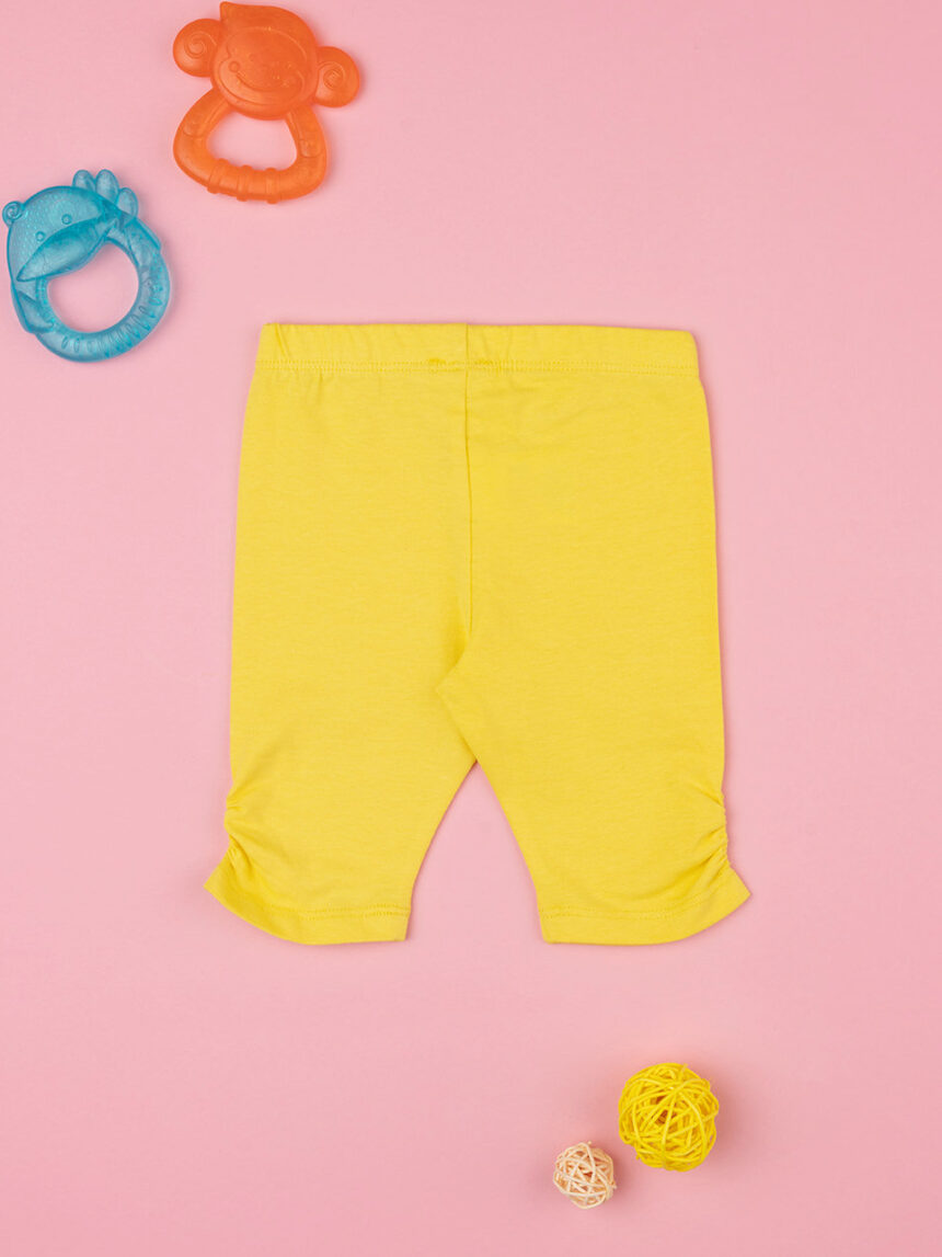 Pernas de menina amarelas básicas - Prénatal