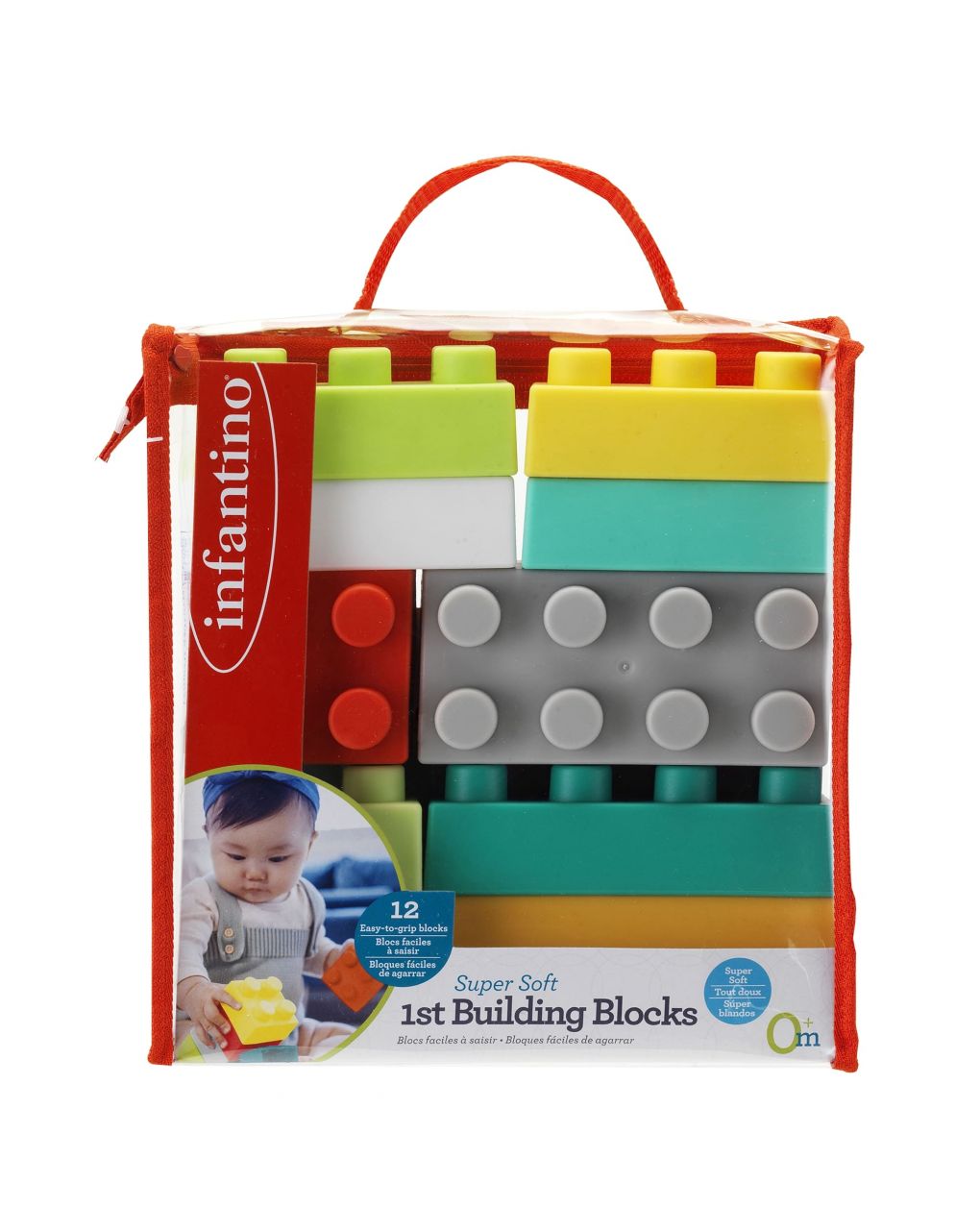 Infantino - blocos de construção super macios - Infantino