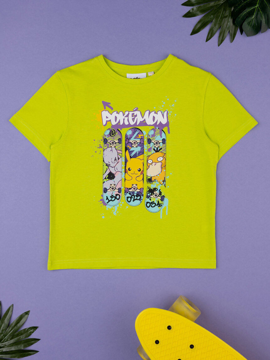 T-shirt de manga curta pokémon criança - Prénatal