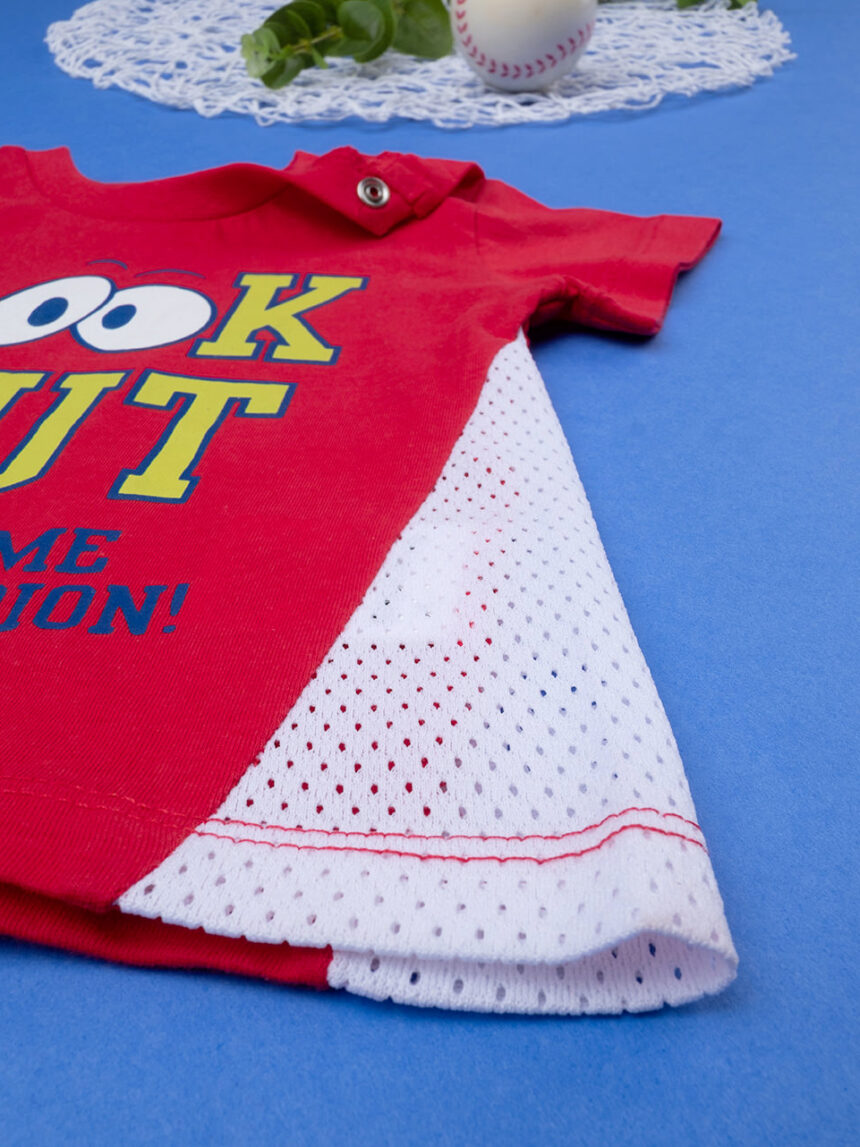T-shirt de manga curta para bebé 'look out - Prénatal