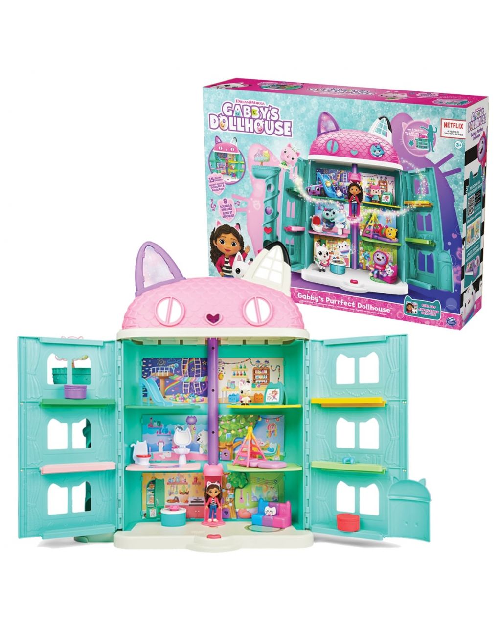 Gabby's Dollhouse - Boneca Gabby - Outros Jogos de Faz de Conta