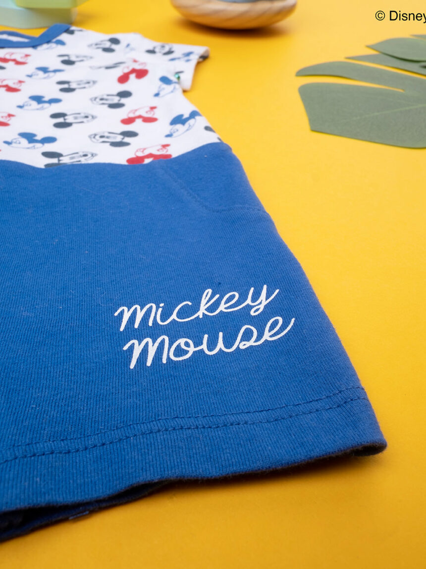 Disney mickey mouse fato de dormir sem mangas para bebé em todo o lado - Prénatal