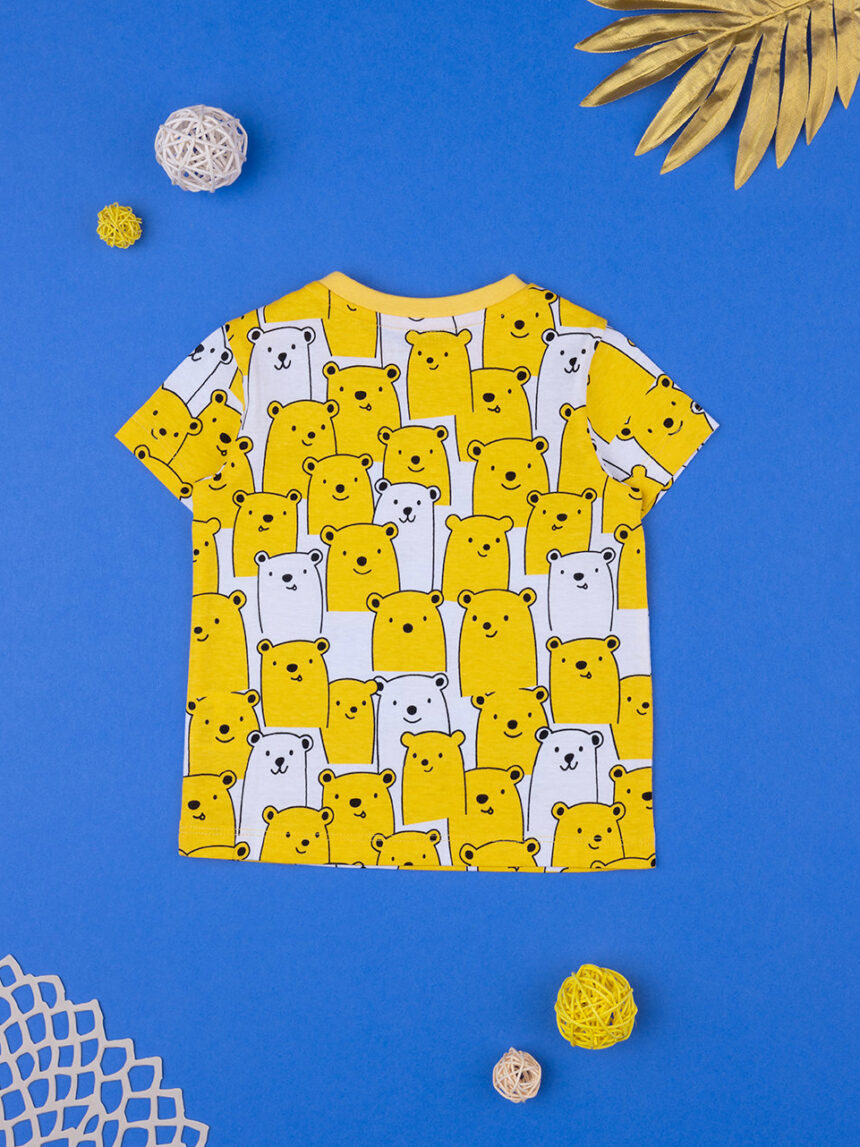 T-shirt de manga curta ursos bebés de todo o lado - Prénatal