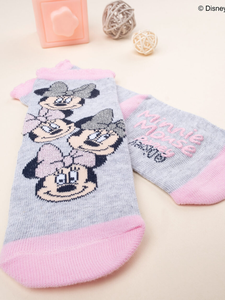 Meias antiderrapantes disney minnie girl - Prénatal