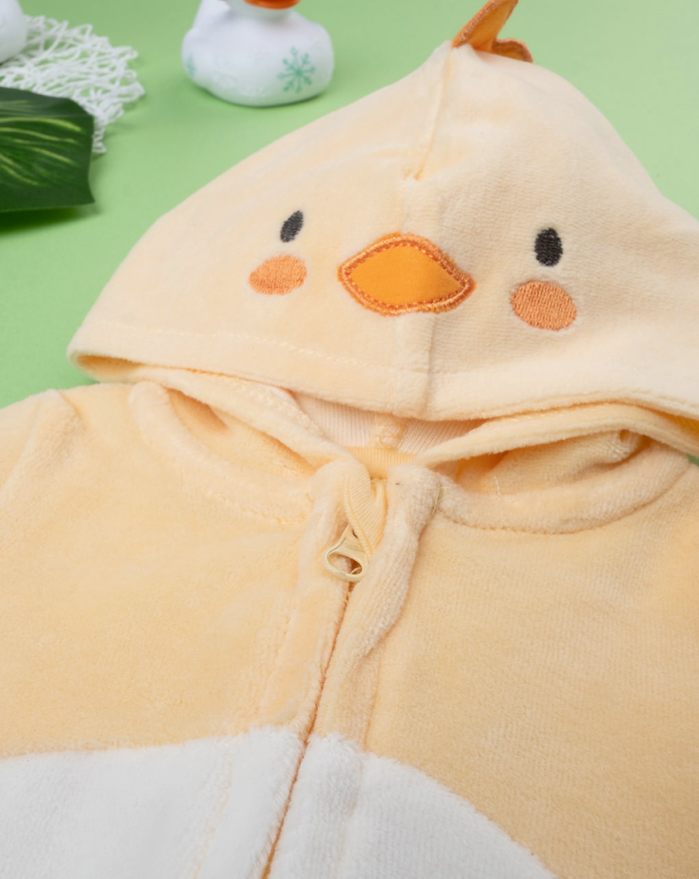 Fato de dormir chenille com capuz - Prénatal