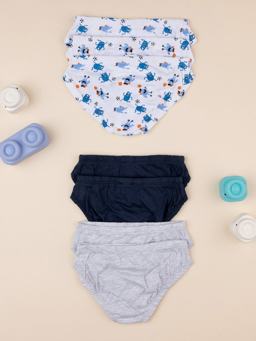 Pacote 7 bambino dinosauro slip - Prénatal