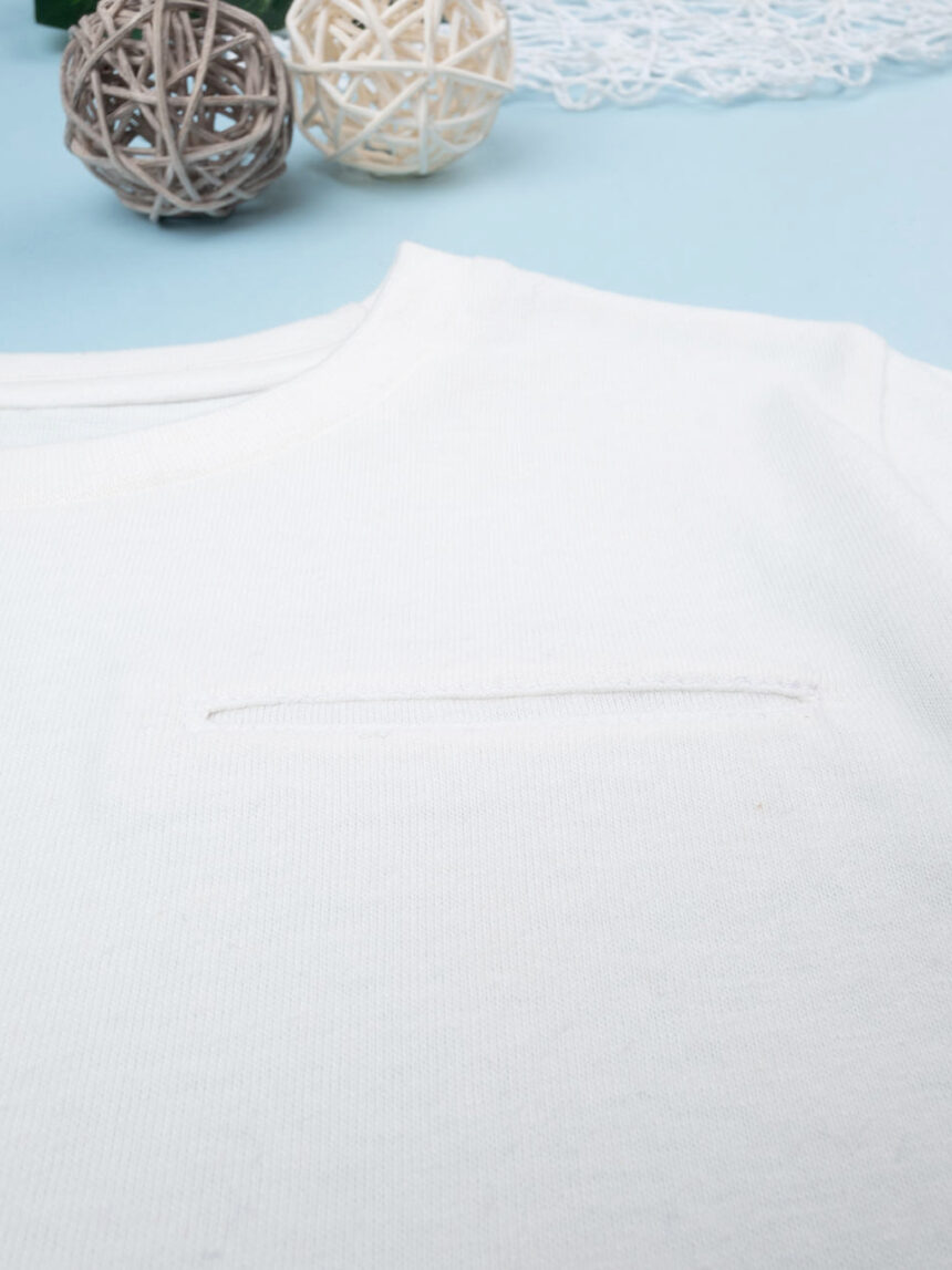 T-shirt para criança em branco creme - Prénatal