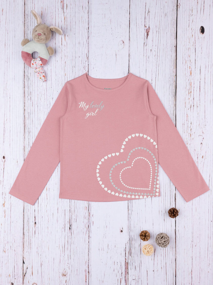 T-shirt jersey bimba rosa - Prénatal