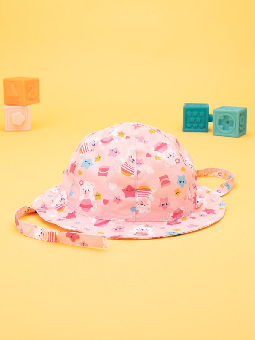 Chapéu de verão "flores" de menina - Prénatal