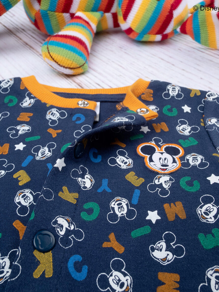Fato de dormir do mickey mouse' para bebé azul - Prénatal