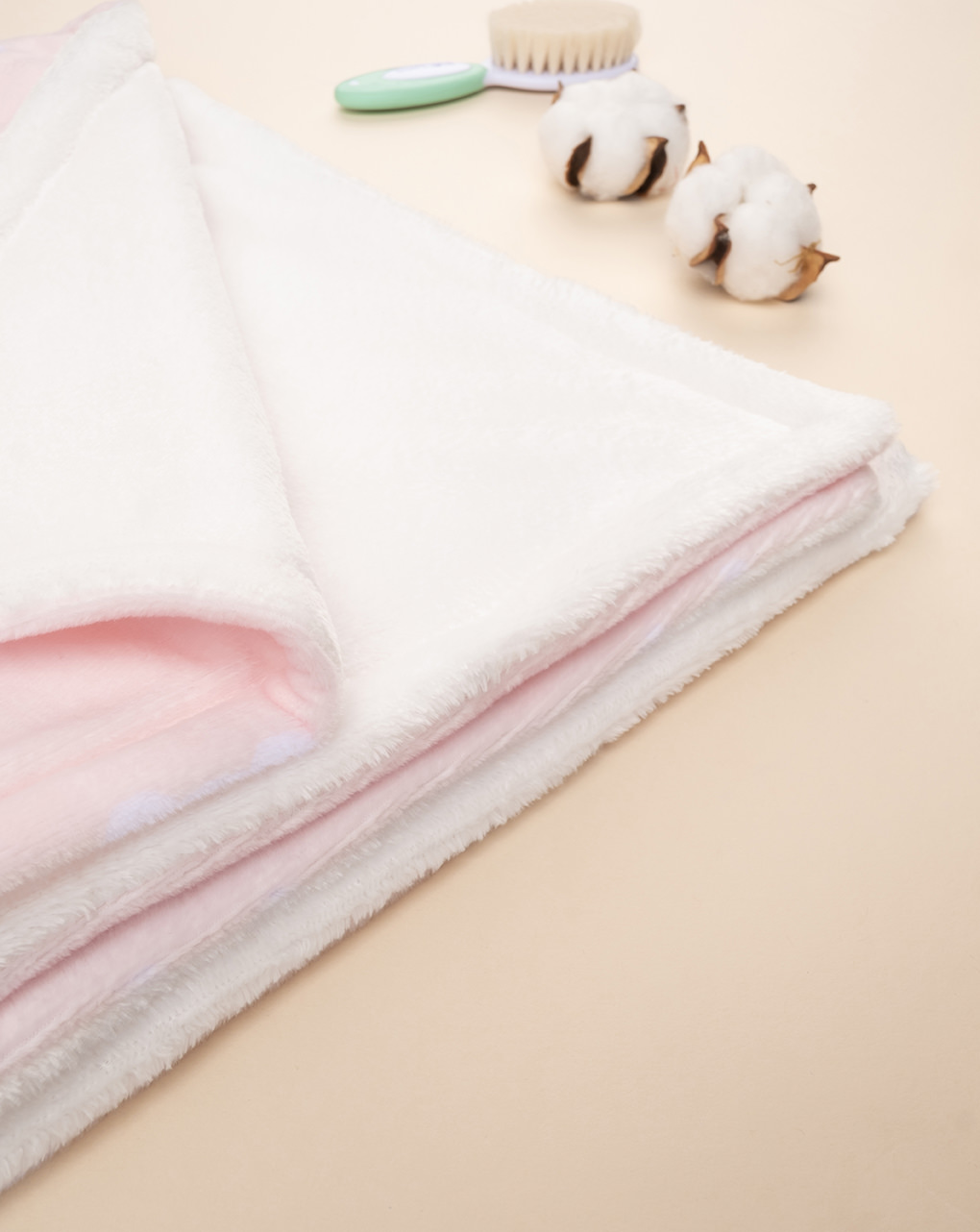 Manta de velo rosa para bebé - Prénatal