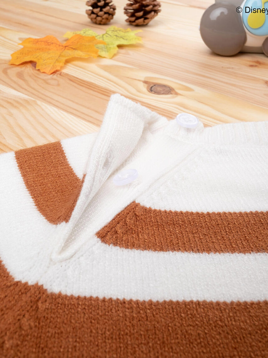 Camisola de tricot às riscas para rapaz - Prénatal
