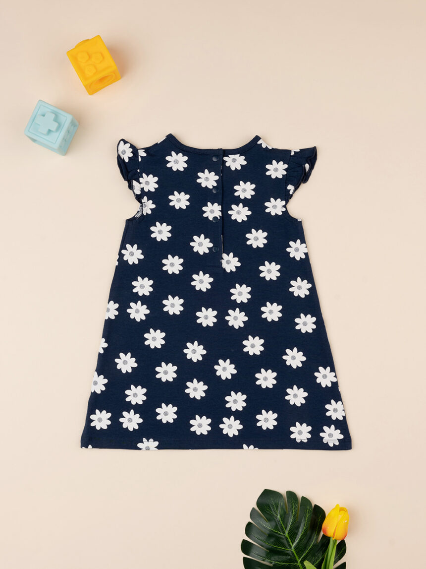 Vestido de verão azul para rapariga em jersey - Prénatal