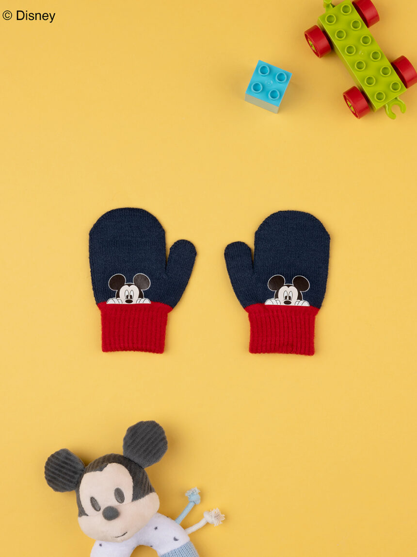 Luvas de tricot para criança "mickey mouse" - Prénatal
