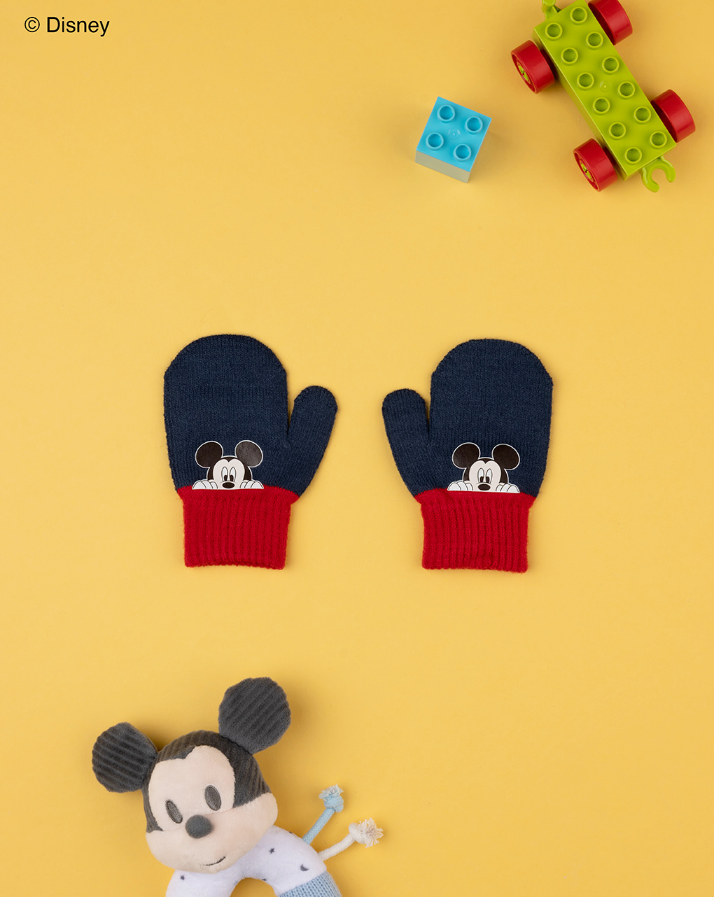Luvas de tricot para criança "mickey mouse" - Prénatal