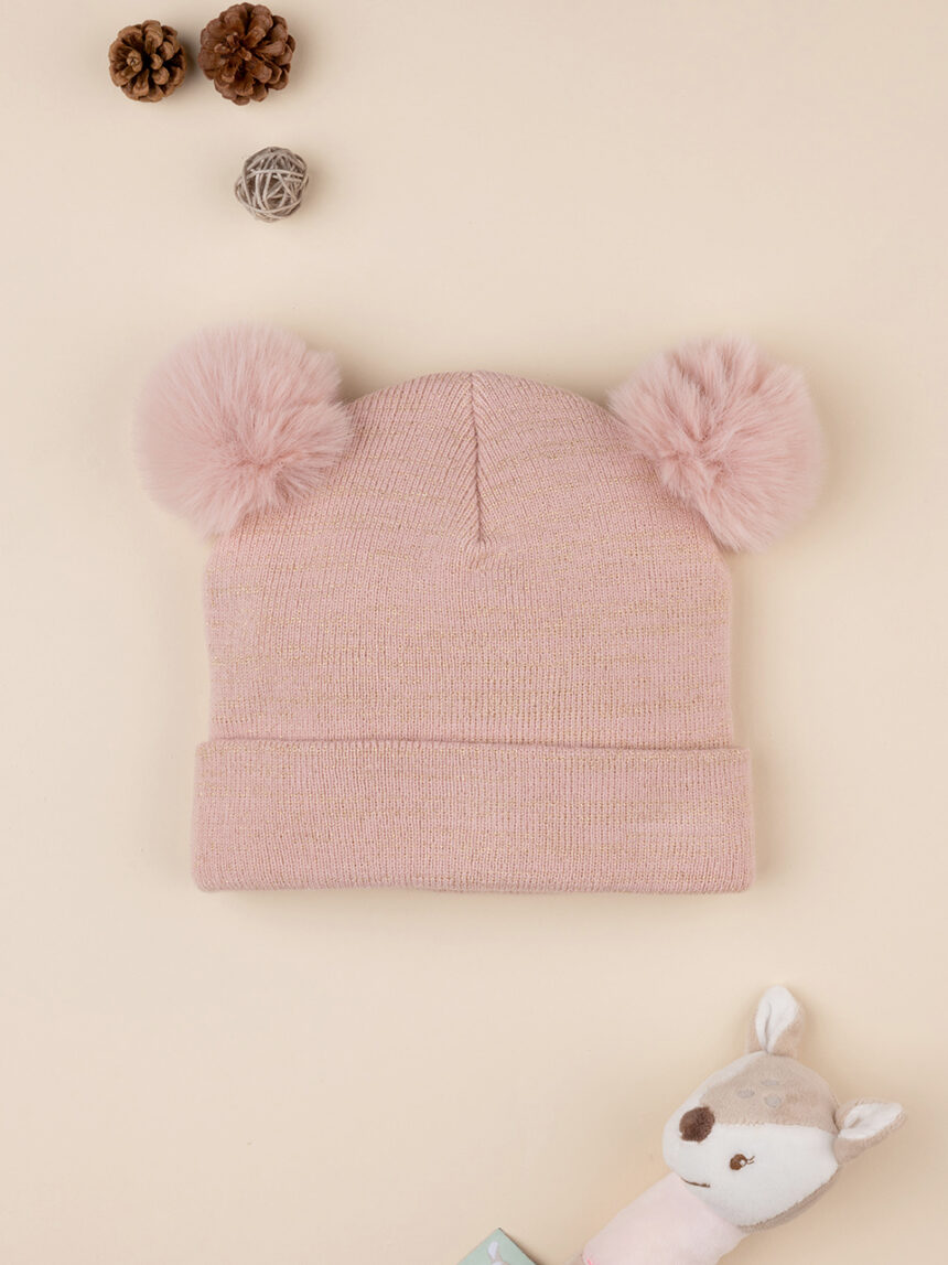 Chapéu de lurex cor-de-rosa para rapariga - Prénatal