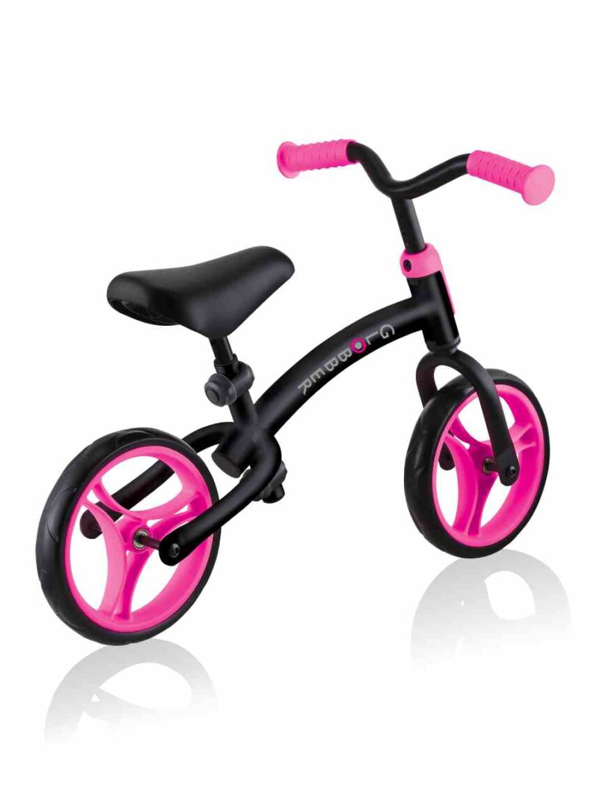 Bicicleta go - preto/rosa néon - globber - Glo