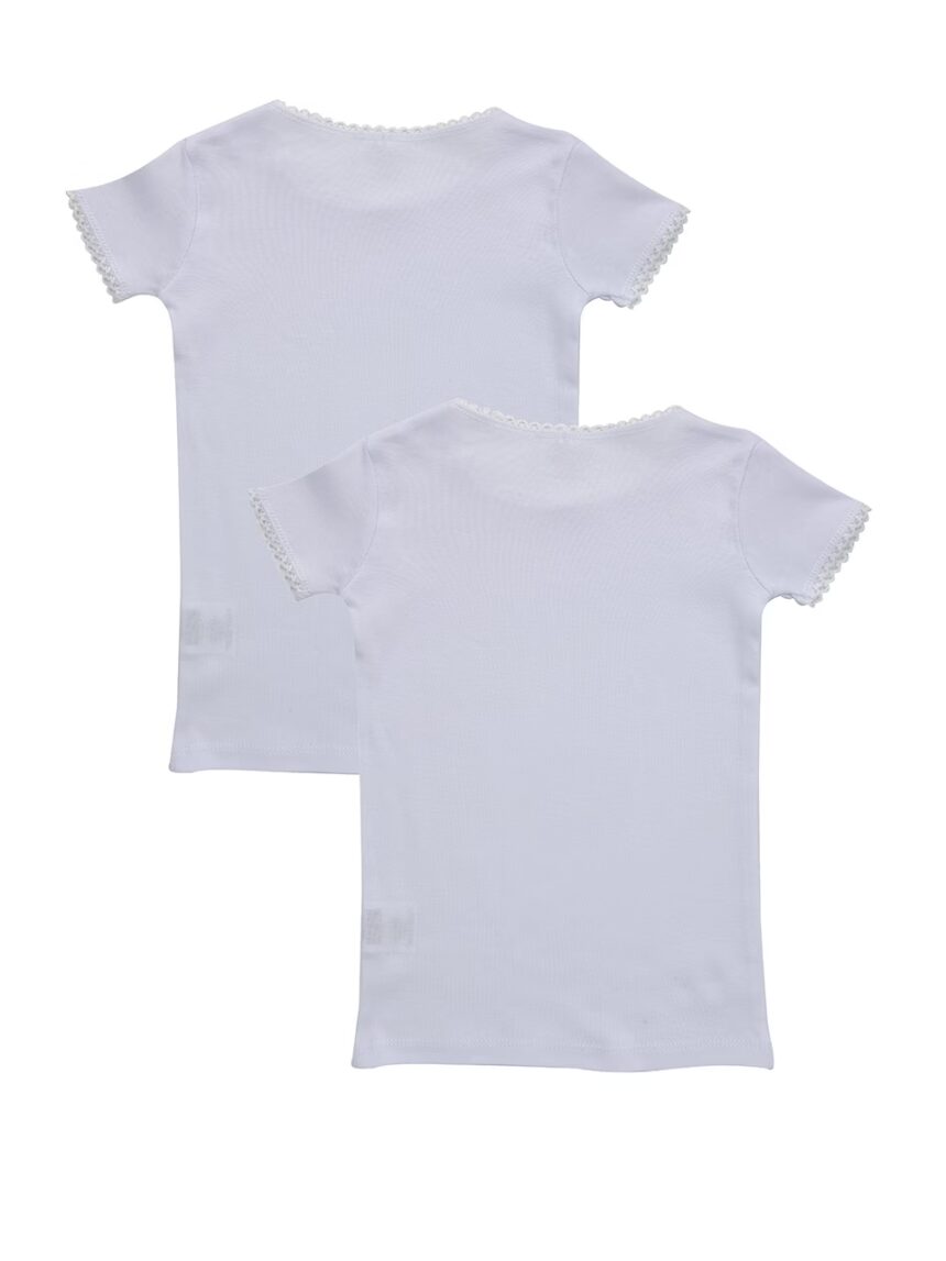 Conjunto de 2 t-shirts de manga curta para rapaz com acabamento em croquete - Prénatal