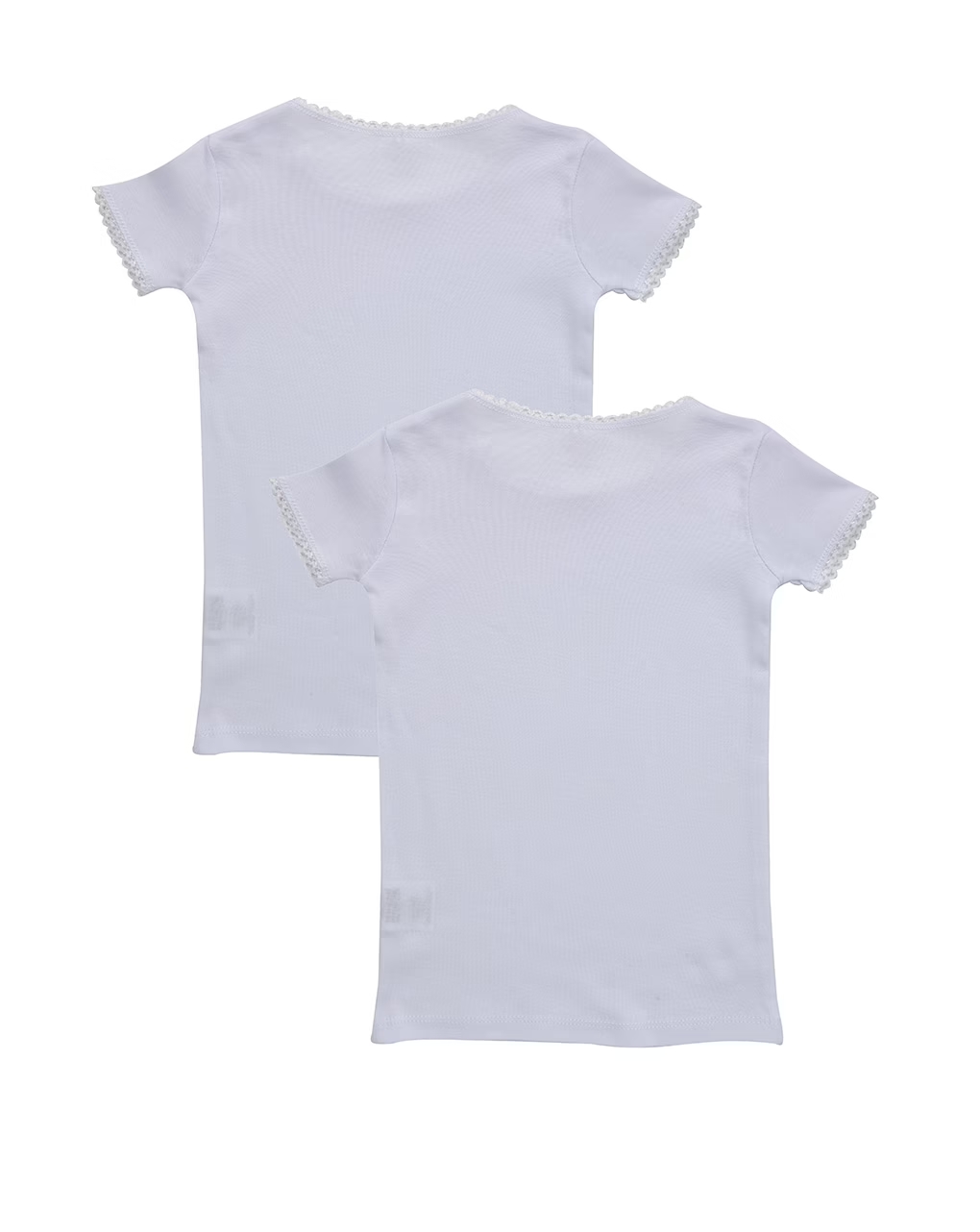 Conjunto de 2 t-shirts de manga curta para rapaz com acabamento em croquete - Prénatal