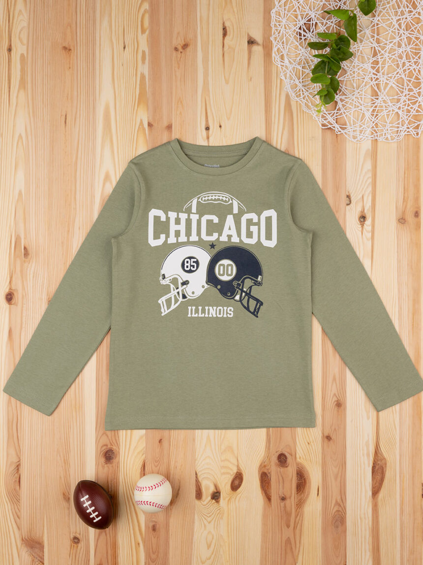 T-shirt bcasual de manga comprida para criança "chicago" - Prénatal